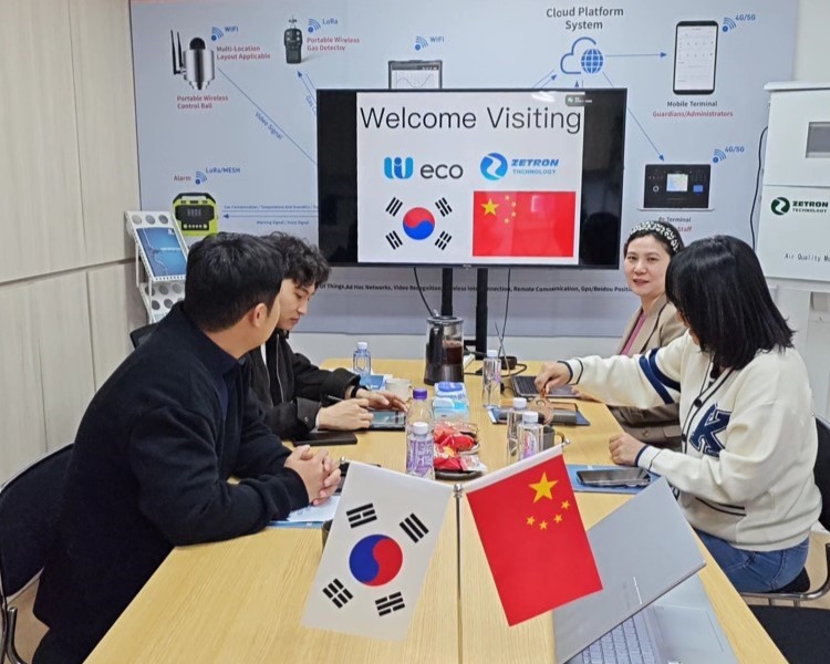 Südkoreanische Kunden besuchen Zetron, um Gassicherheitslösungen und Ozonanalysatorprojekte zu besprechen！