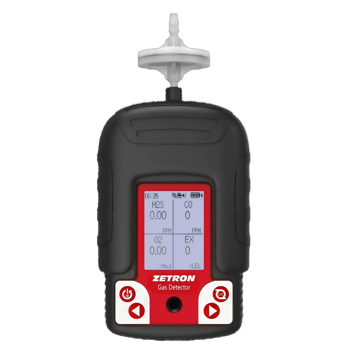 Tragbarer 4-in-1-Gasdetektor